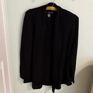 89th & Madison Black Women's Cardigan